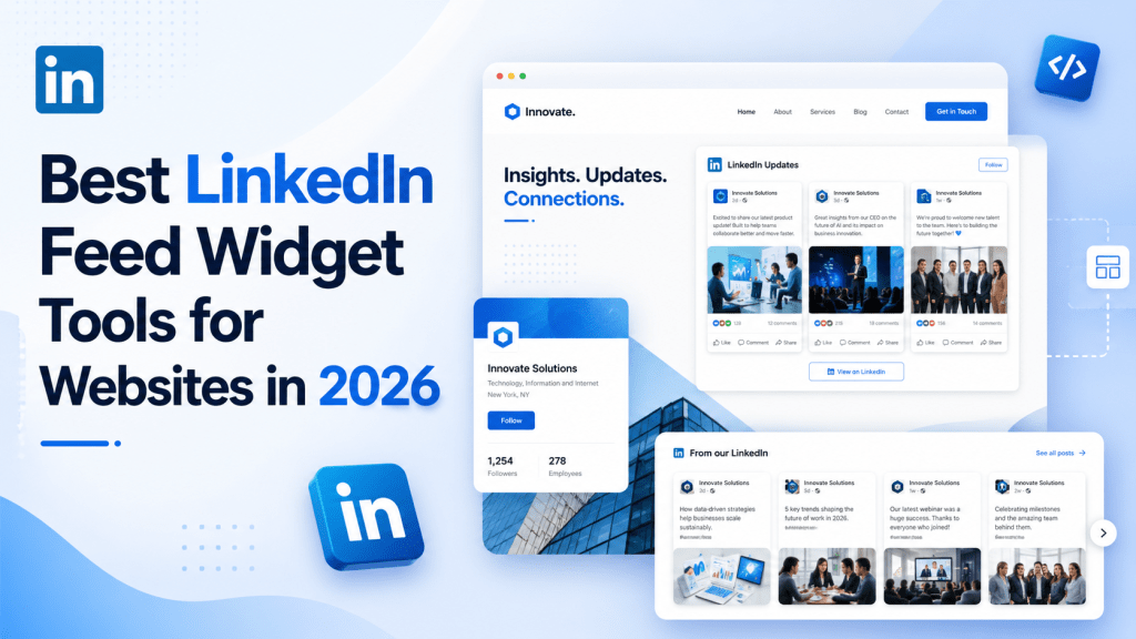 linkedin feed widget tools